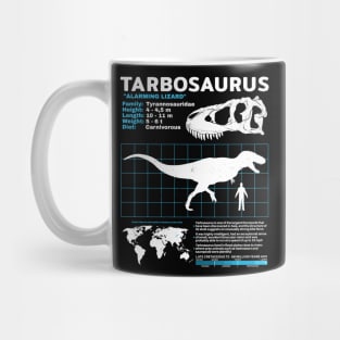 Tarbosaurus Fact Sheet Mug